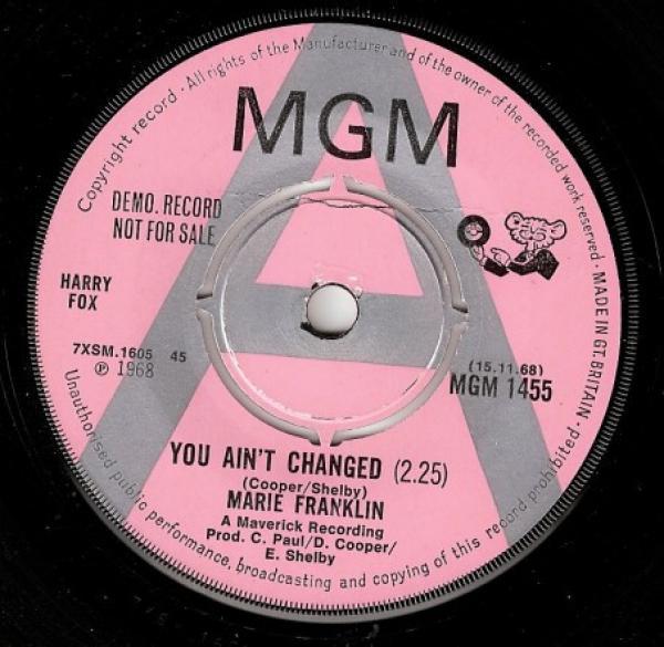Marie Franklin - You Ain't Changed