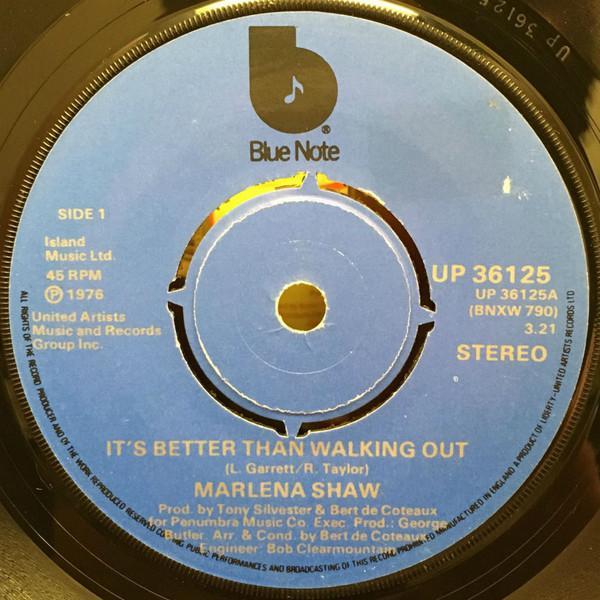 Marlena Shaw - It's Better Than Walkin' Out