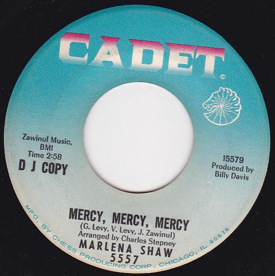Marlena Shaw - Mercy, Mercy, Mercy