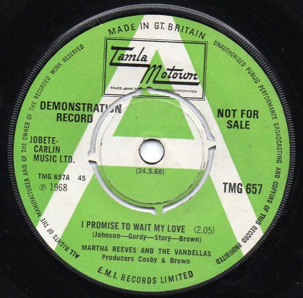 Martha Reeves & The Vandellas - I Promise To Wait My Love