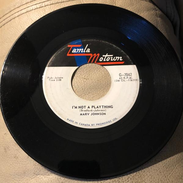 Marv Johnson - Why Do You Want To Let Me Go / I'm Not A Plaything