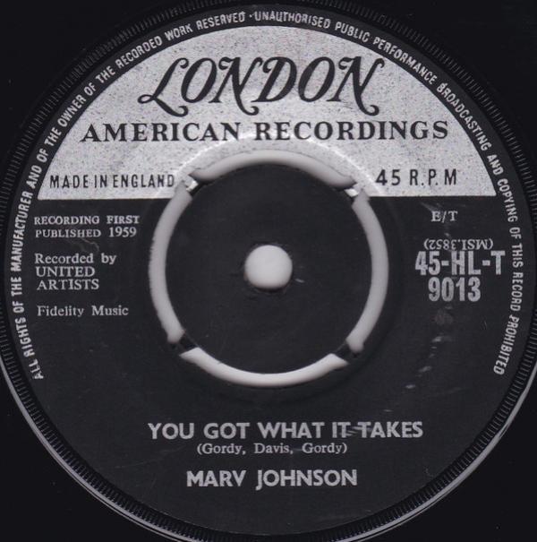 Marv Johnson - You Got What It Takes