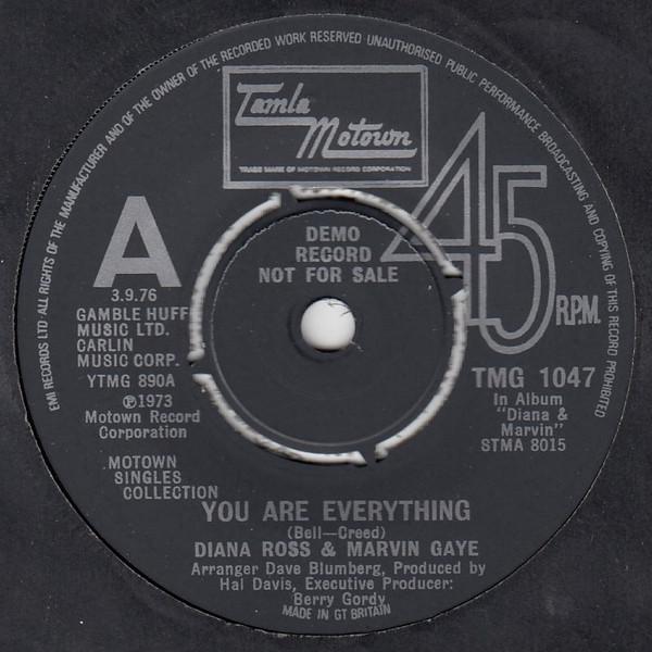 Marvin Gaye, Diana Ross, Tammi Terrell - You Are Everything / The Onion Song