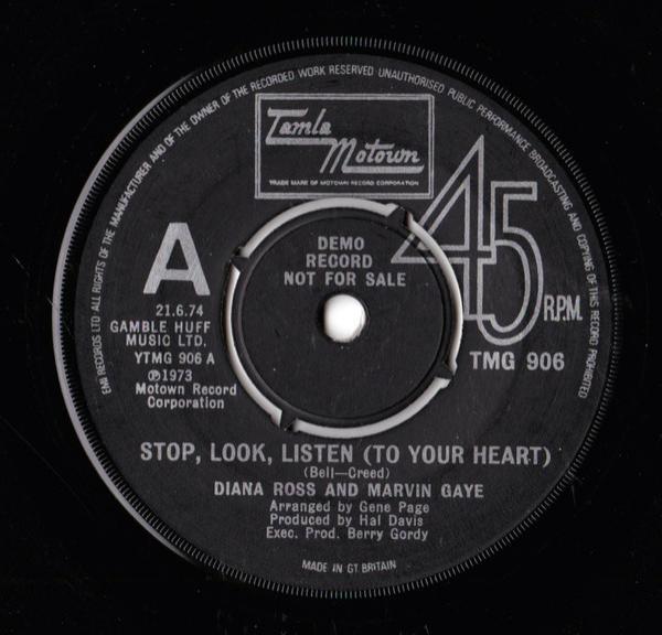 Marvin Gaye, Diana Ross - Stop, Look, Listen (To Your Heart) / Love Twins