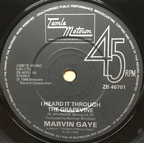 Marvin Gaye - I Heard It Through The Grapevine / Can I Get A Witness