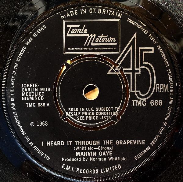 Marvin Gaye - I Heard It Through The Grapevine / Need Somebody