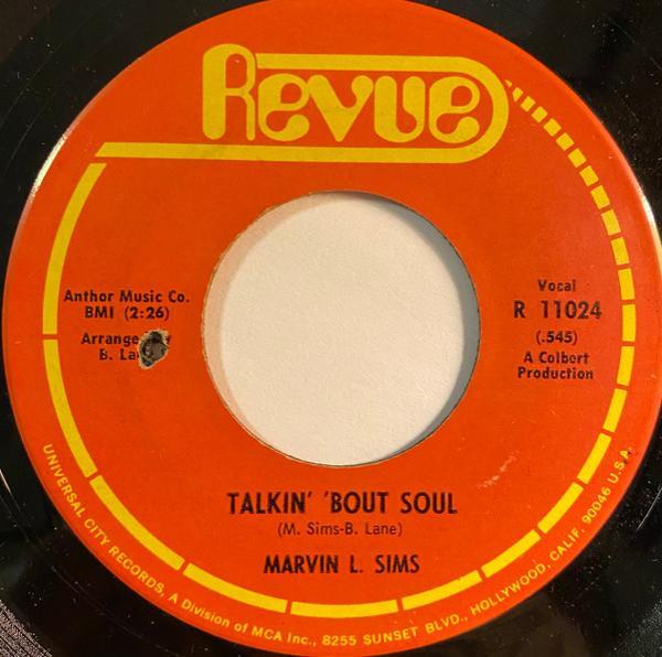 Marvin L. Sims - Talkin' 'Bout Soul