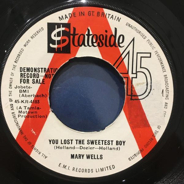 Mary Wells - You Lost The Sweetest Boy / What's Easy For Two Is So Hard For One