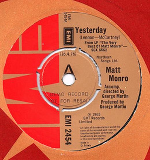 Matt Monro - Yesterday