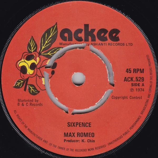 Max Romeo - Sixpence