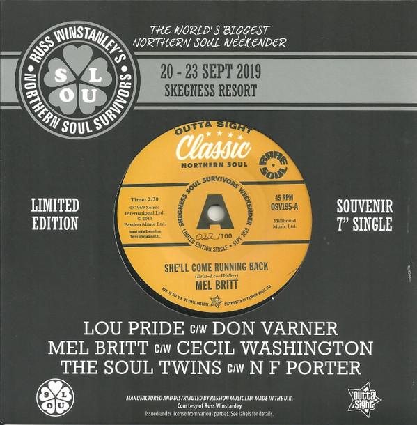 Mel Britt, Cecil Washington, The Group (3) - She'll Come Running Back / I Don't Like To Lose 