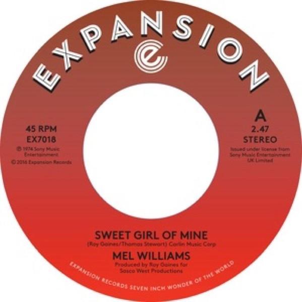 Mel Williams - Sweet Girl Of Mine / Turn Me On
