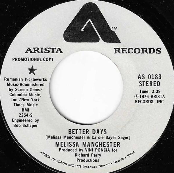 Melissa Manchester - Better Days