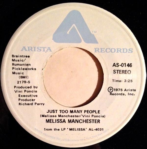 Melissa Manchester - Just Too Many People