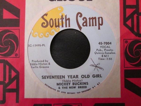 Mickey Buckins & The New Breed - Seventeen Year Old Girl / Long Long Time