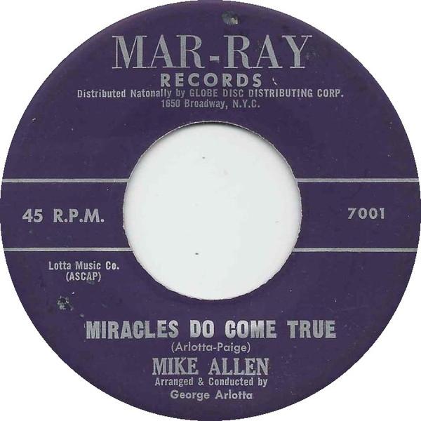 Mike Allen  - Miracles Do Come True / Love Is Just A Game