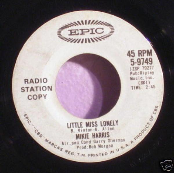 Mikie Harris - Little Miss Lonely / By Choice Or By Chance