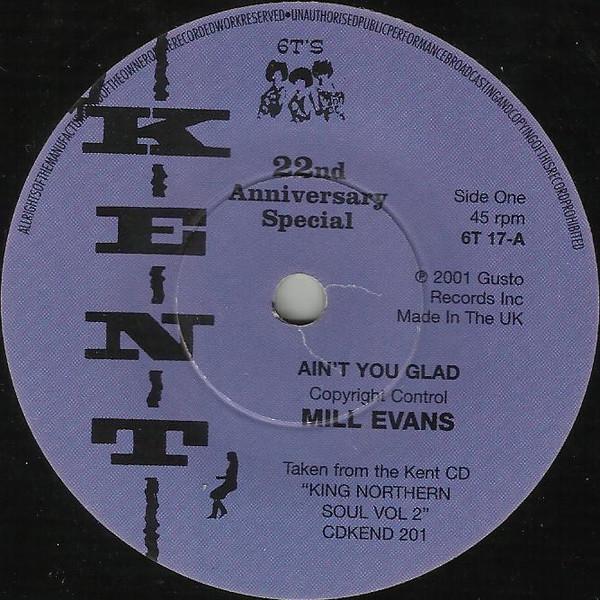Mill Evans, The Millionaires (9) - Ain't You Glad / I'm The One Who Loves You