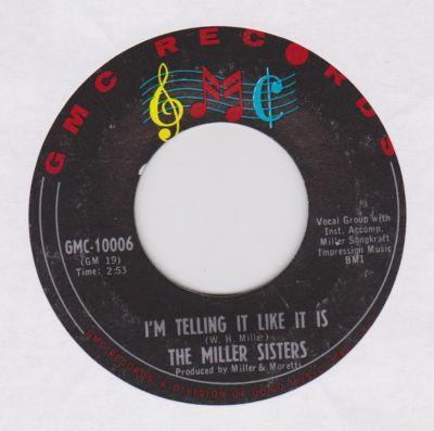 Miller Sisters (2) - I'm Telling It Like It Is / Until You Come Home I'll Walk Alone