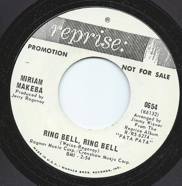 Miriam Makeba - Ring Bell, Ring Bell / Malayisha