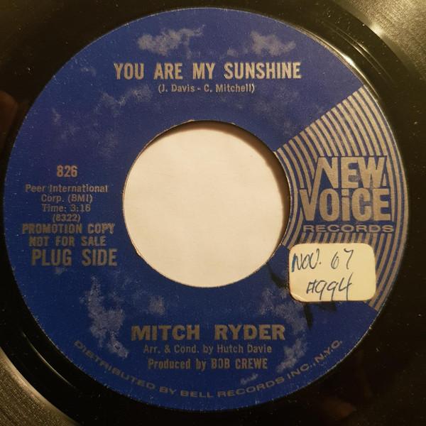 Mitch Ryder & The Detroit Wheels, Mitch Ryder - You Are My Sunshine / Wild Child
