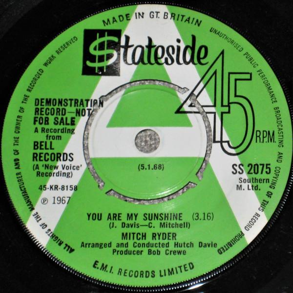 Mitch Ryder - You Are My Sunshine