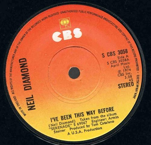 Neil Diamond - I've Been This Way Before