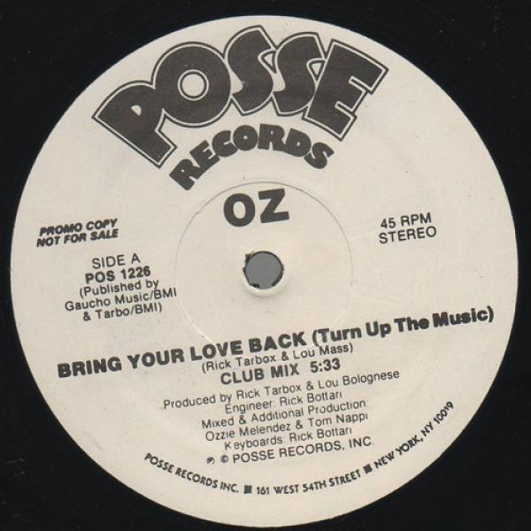 OZ  - Bring Your Love Back (Turn Up The Music)