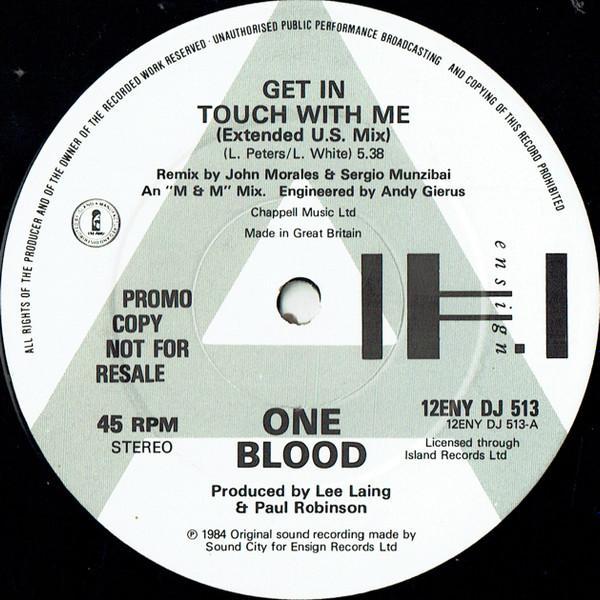 One Blood - Get In Touch With Me