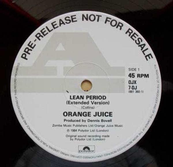 Orange Juice  - Lean Period