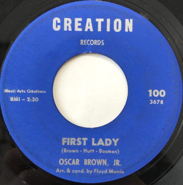 Oscar Brown Jr. - First Lady / World Of Trouble