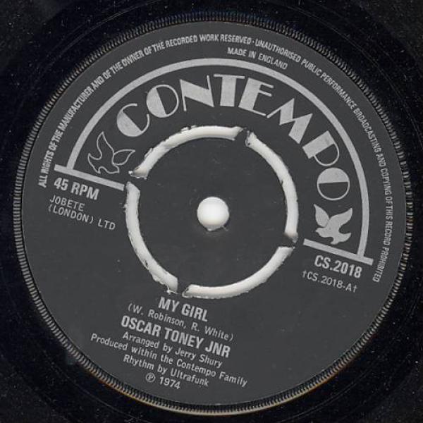 Oscar Toney Jr. - My Girl / The Thrill Is Gone