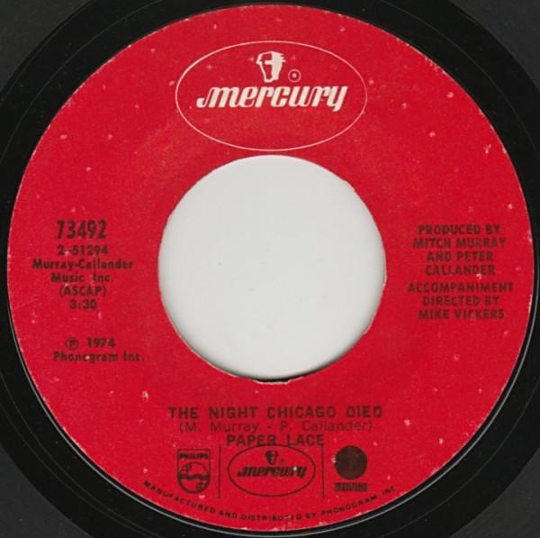 Paper Lace - The Night Chicago Died / Can You Get It When You Want It