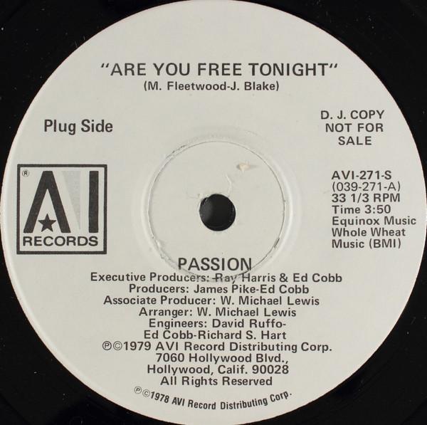 Passion  - Are You Free Tonight