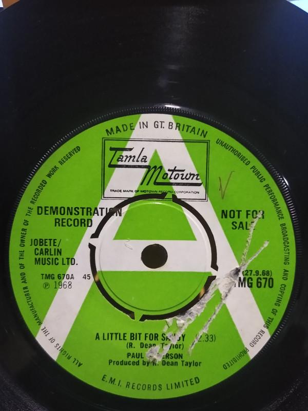 Paul Petersen - A Little Bit For Sandy