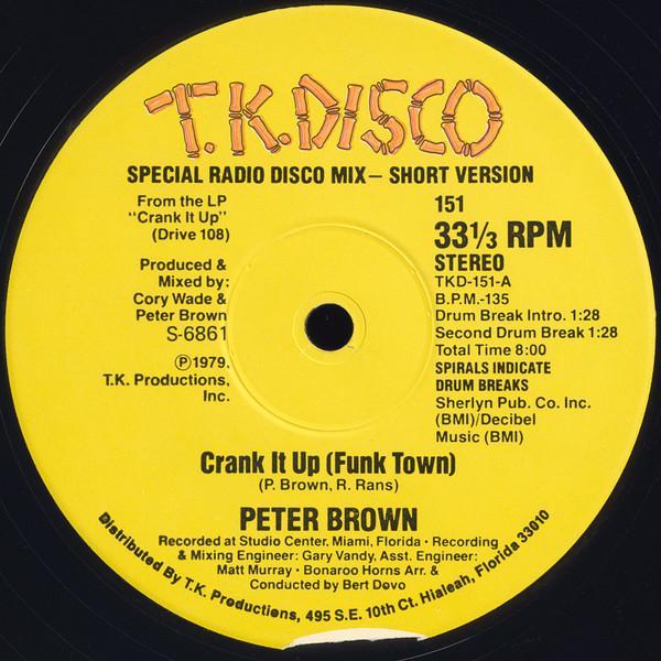 Peter Brown (2) - Crank It Up (Funk Town)