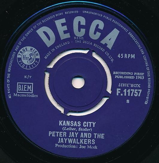 Peter Jay And The Jaywalkers - Kansas City