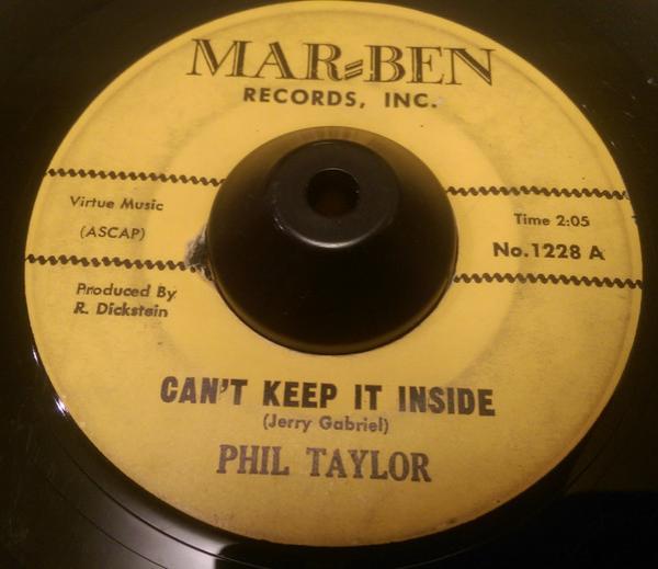 Phil Taylor  - Can't Keep It Inside