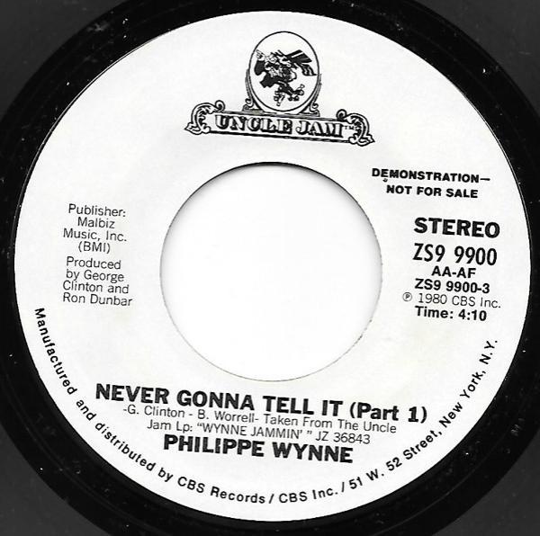Philippe Wynne - Never Gonna Tell It