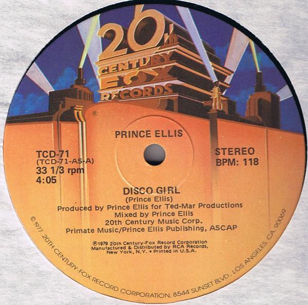 Prince Ellis - Disco Girl