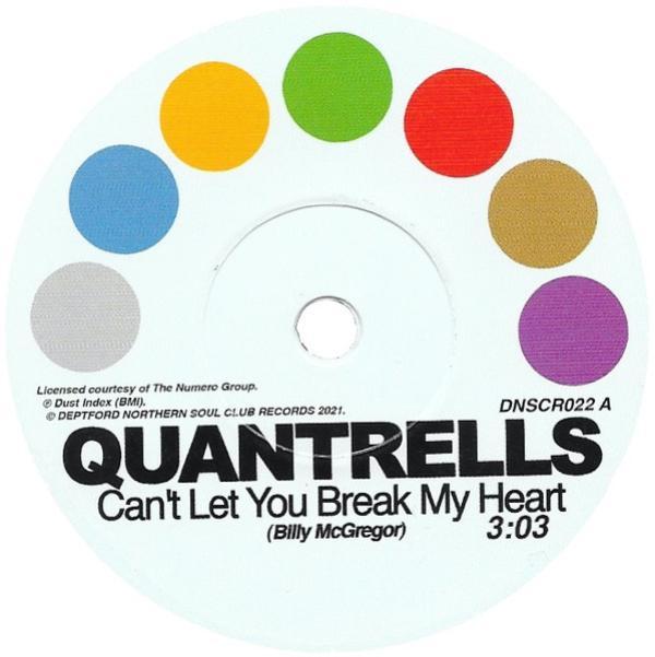 Promise , Quantrells - Can't Let You Break My Heart / I'm Not Ready For Love