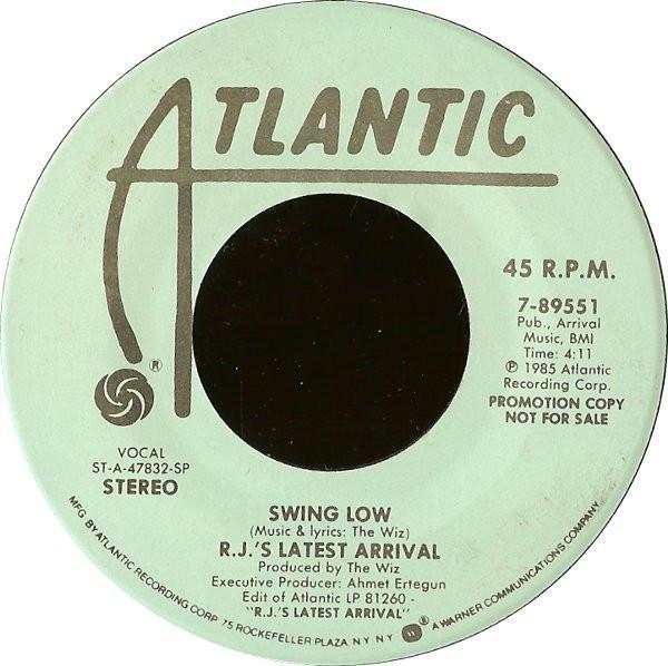 R.J.'s Latest Arrival - Swing Low