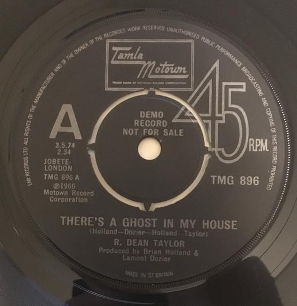 R. Dean Taylor - There's A Ghost In My House