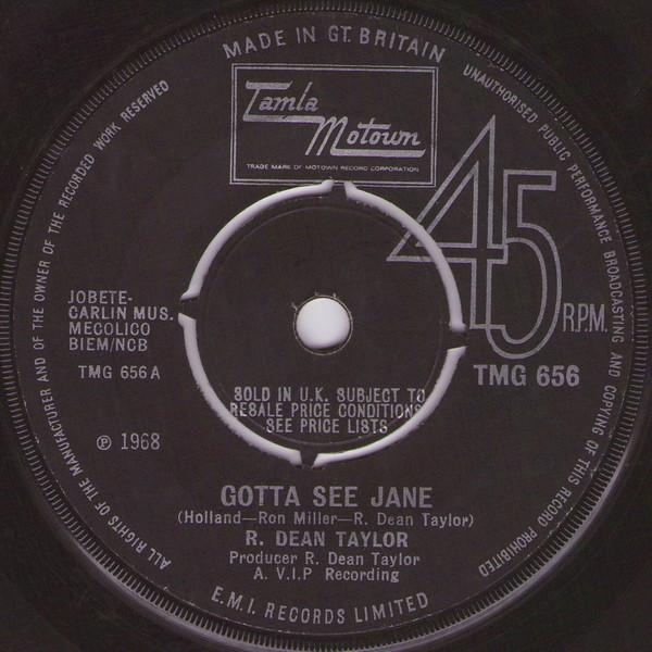 R. Dean Taylor - Gotta See Jane