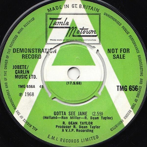 R. Dean Taylor - Gotta See Jane