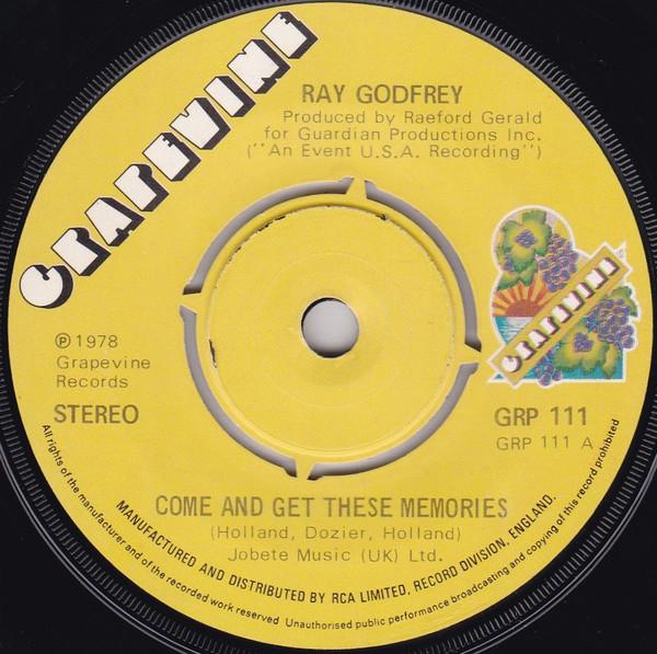 Ray Godfrey - Come And Get These Memories / I'm The Other Half Of You