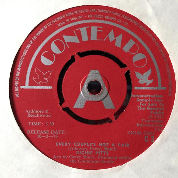 Richie Pitts - Every Couple's Not A Pair