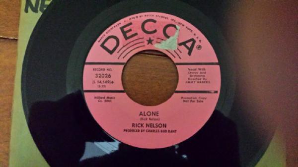 Ricky Nelson  - Alone / Things You Gave Me