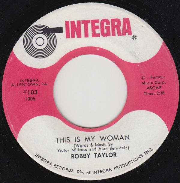 Robby Taylor  - This Is My Woman