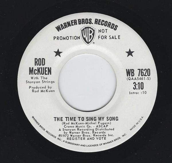 Rod McKuen - The Time To Sing My Song